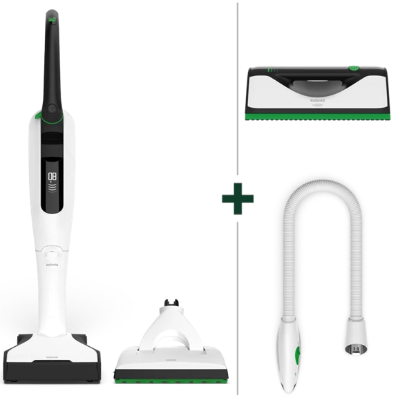 Pack tout-en-un – Aspirateur laveur sans fil Kobold VK7
