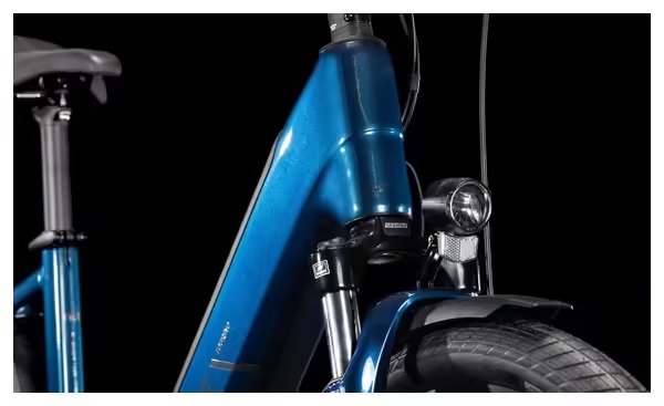 VTC Électrique Cube Touring Hybrid One 500 Easy Entry Shimano Cues 9V 500 Wh 700 mm Bleu Deep Sea 2025 – Image 2