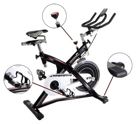 Vélo de biking à friction KHRONOS. Volant de 22 Kg. Utilisation réguliére.Guidon de triathlon. H9162FD – Image 3