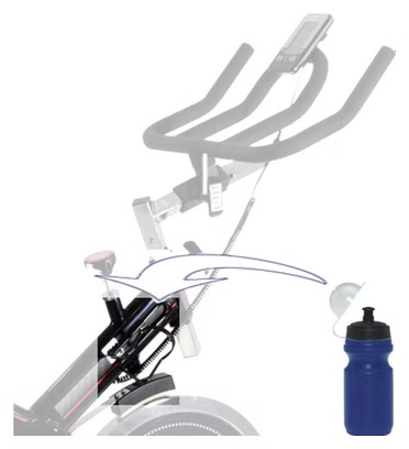 Vélo de biking à friction KHRONOS. Volant de 22 Kg. Utilisation réguliére.Guidon de triathlon. H9162FD – Image 4