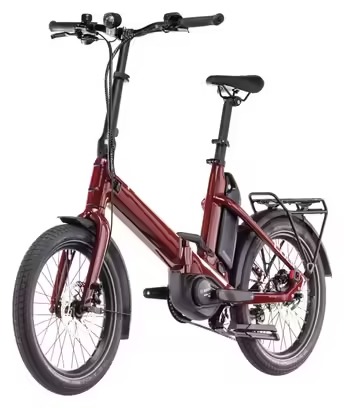 Vélo Pliant Électrique Cube Fold Hybrid 500 Shimano Tiagra 10V 500 Wh 20 » Rouge Merlot 2025 – Image 2