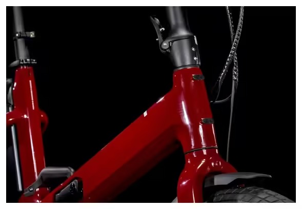 Vélo Pliant Électrique Cube Fold Hybrid 500 Shimano Tiagra 10V 500 Wh 20 » Rouge Merlot 2025 – Image 7